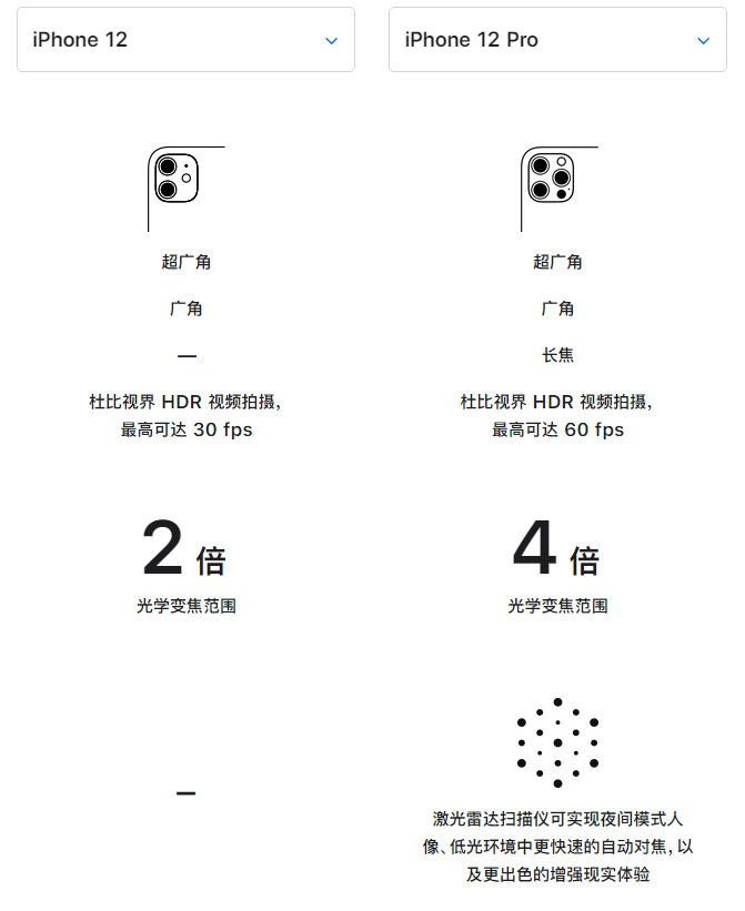 藁城苹果手机维修分享苹果 iPhone 12 与 iPhone 12 Pro 选哪款 